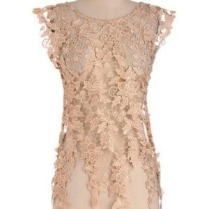 Modcloth/ Miss Finch Open Lace Blouse